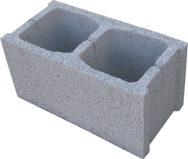 Bloque hormigón 20x20x40 Fondo ciego