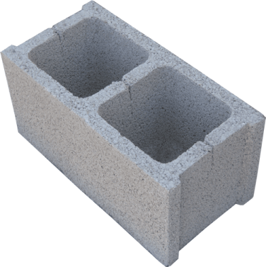 BLOQUE hormigón SEMITAPADO H-60